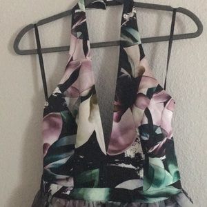 Bebe floral dress NWT